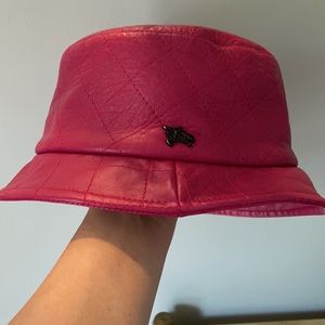 Burberry Pink Bucket Style Hat Vintage